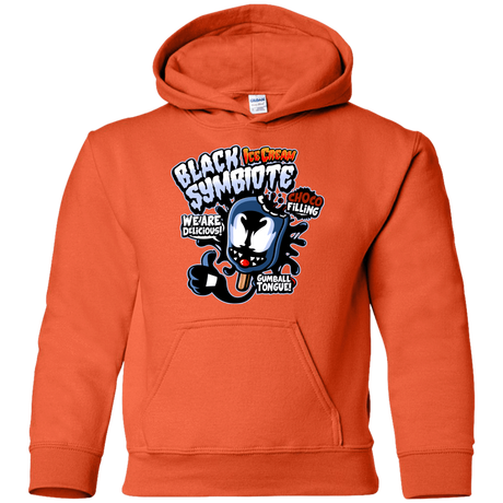 Sweatshirts Orange / YS Black Symbiote Ice Cream Youth Hoodie