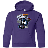 Sweatshirts Purple / YS Black Symbiote Ice Cream Youth Hoodie