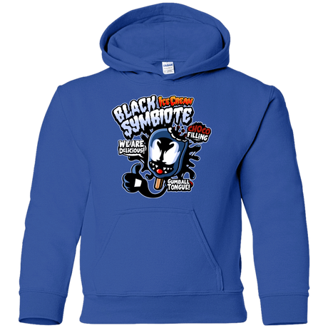 Sweatshirts Royal / YS Black Symbiote Ice Cream Youth Hoodie