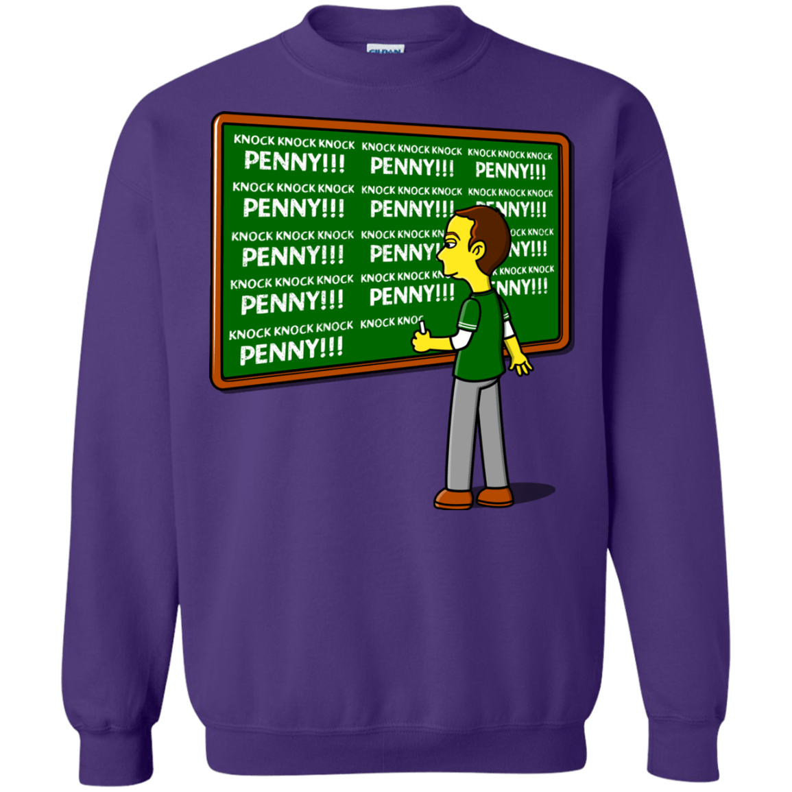 Sweatshirts Purple / Small Blackboard Theory Crewneck Sweatshirt