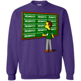Sweatshirts Purple / Small Blackboard Theory Crewneck Sweatshirt