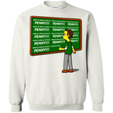 Sweatshirts White / Small Blackboard Theory Crewneck Sweatshirt