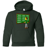 Sweatshirts Forest Green / YS Blackboard Theory Youth Hoodie