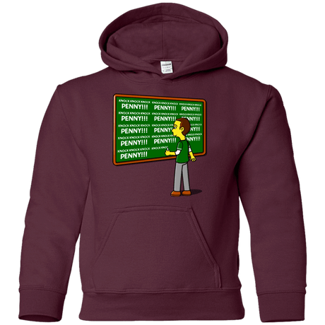 Sweatshirts Maroon / YS Blackboard Theory Youth Hoodie