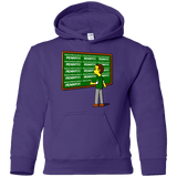 Sweatshirts Purple / YS Blackboard Theory Youth Hoodie