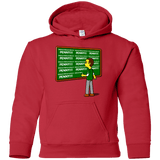 Sweatshirts Red / YS Blackboard Theory Youth Hoodie