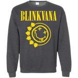 Sweatshirts Dark Heather / S Blinkvana Crewneck Sweatshirt