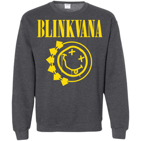 Sweatshirts Dark Heather / S Blinkvana Crewneck Sweatshirt