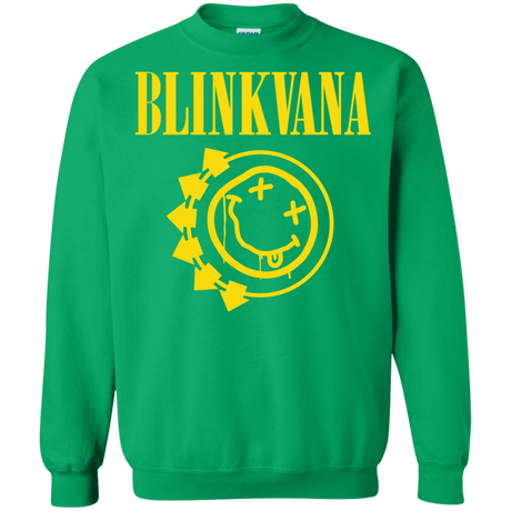 Sweatshirts Irish Green / S Blinkvana Crewneck Sweatshirt