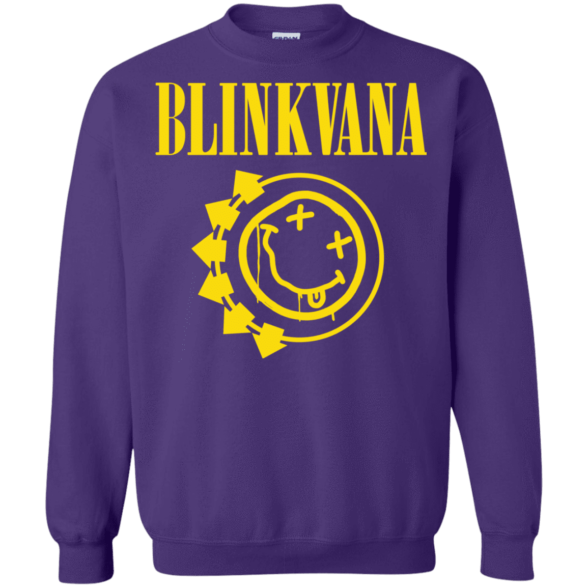 Sweatshirts Purple / S Blinkvana Crewneck Sweatshirt