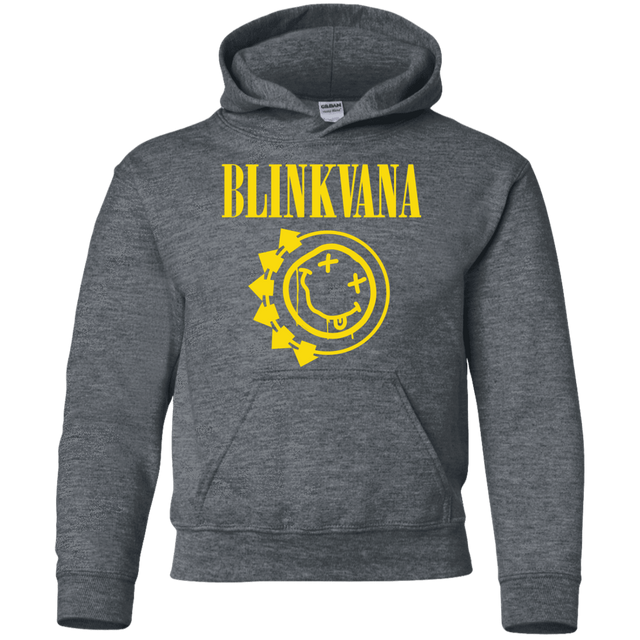 Sweatshirts Dark Heather / YS Blinkvana Youth Hoodie