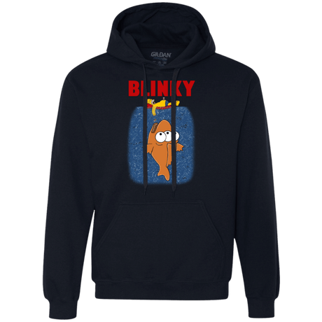 Sweatshirts Navy / Small Blinky Jaws Premium Fleece Hoodie