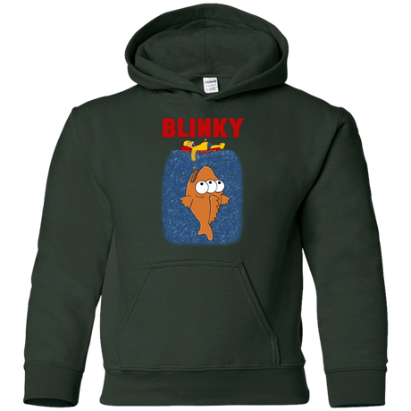 Sweatshirts Forest Green / YS Blinky Jaws Youth Hoodie