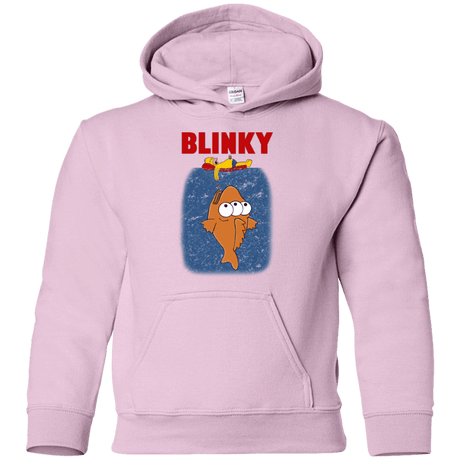 Sweatshirts Light Pink / YS Blinky Jaws Youth Hoodie