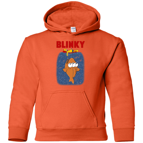 Sweatshirts Orange / YS Blinky Jaws Youth Hoodie