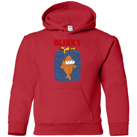 Sweatshirts Red / YS Blinky Jaws Youth Hoodie