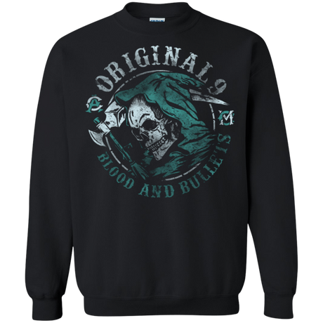 Sweatshirts Black / Small Blood and Bullets Crewneck Sweatshirt