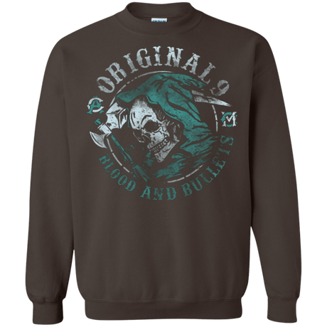 Sweatshirts Dark Chocolate / Small Blood and Bullets Crewneck Sweatshirt
