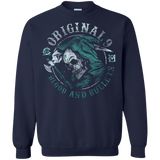 Sweatshirts Navy / Small Blood and Bullets Crewneck Sweatshirt