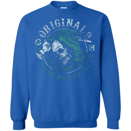 Sweatshirts Royal / Small Blood and Bullets Crewneck Sweatshirt