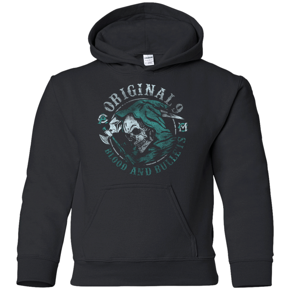 Sweatshirts Black / YS Blood and Bullets Youth Hoodie