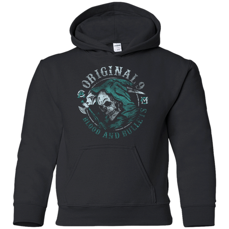 Sweatshirts Black / YS Blood and Bullets Youth Hoodie