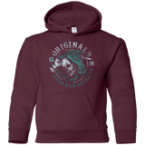 Sweatshirts Maroon / YS Blood and Bullets Youth Hoodie