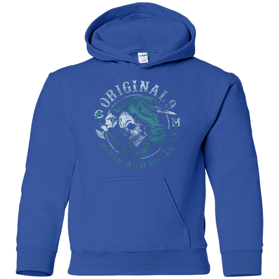 Sweatshirts Royal / YS Blood and Bullets Youth Hoodie