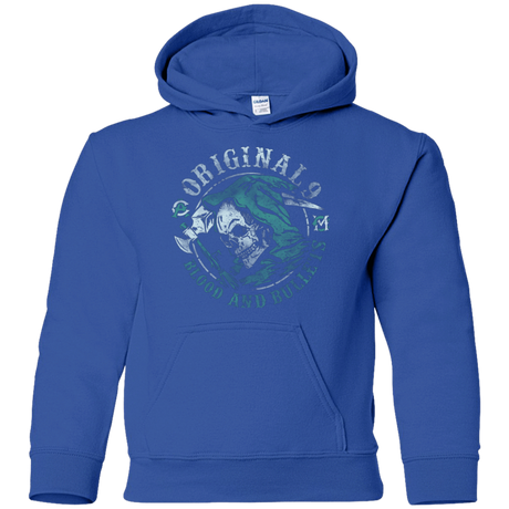 Sweatshirts Royal / YS Blood and Bullets Youth Hoodie