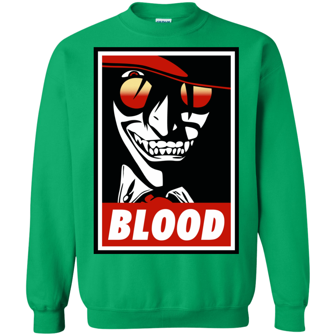 Sweatshirts Irish Green / Small Blood Crewneck Sweatshirt