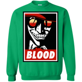 Sweatshirts Irish Green / Small Blood Crewneck Sweatshirt