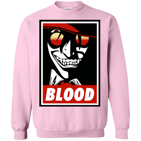 Sweatshirts Light Pink / Small Blood Crewneck Sweatshirt