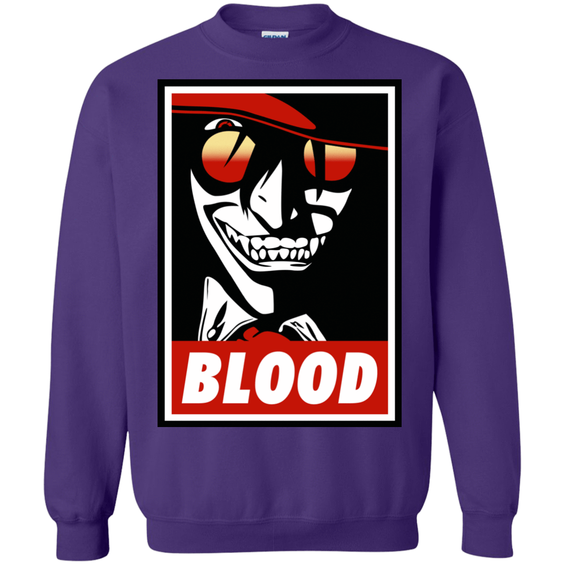 Sweatshirts Purple / Small Blood Crewneck Sweatshirt