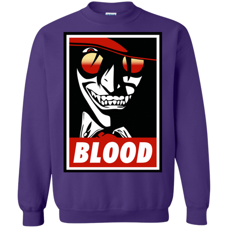 Sweatshirts Purple / Small Blood Crewneck Sweatshirt