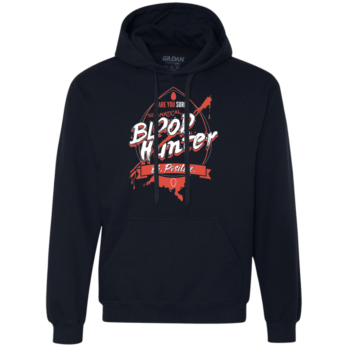 Sweatshirts Navy / S Blood Hunter Premium Fleece Hoodie