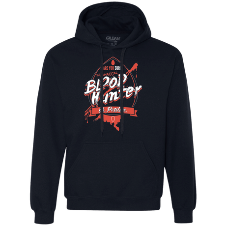 Sweatshirts Navy / S Blood Hunter Premium Fleece Hoodie
