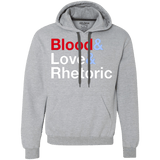 Sweatshirts Sport Grey / Small Blood Love Rhetoric Premium Fleece Hoodie