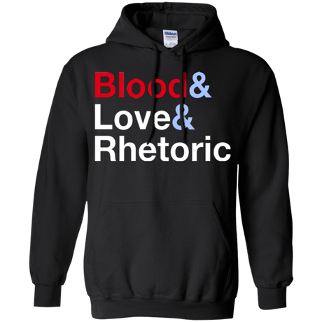 Sweatshirts Black / Small Blood Love Rhetoric Pullover Hoodie