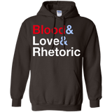 Sweatshirts Dark Chocolate / Small Blood Love Rhetoric Pullover Hoodie