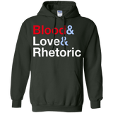 Sweatshirts Forest Green / Small Blood Love Rhetoric Pullover Hoodie