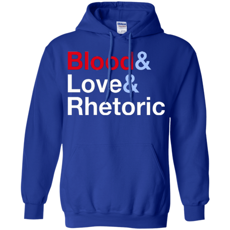 Sweatshirts Royal / Small Blood Love Rhetoric Pullover Hoodie