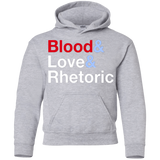 Sweatshirts Sport Grey / YS Blood Love Rhetoric Youth Hoodie