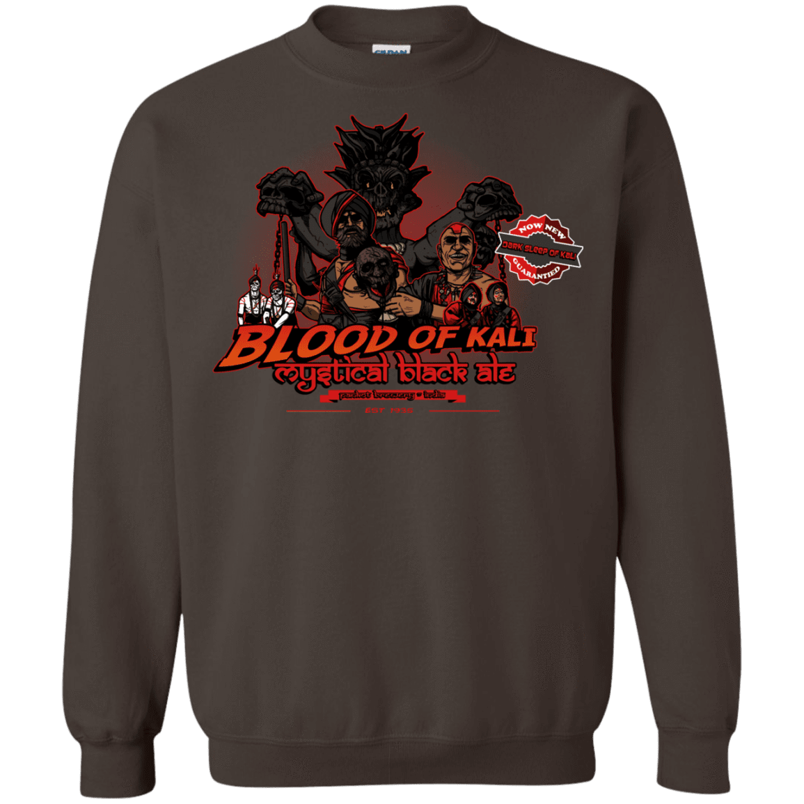 Sweatshirts Dark Chocolate / S Blood Of Kali Crewneck Sweatshirt
