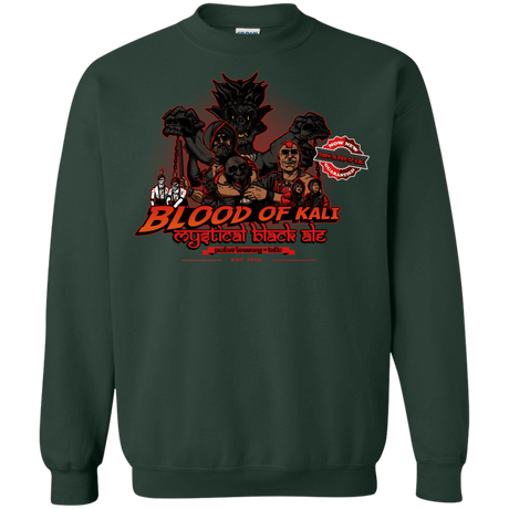 Sweatshirts Forest Green / S Blood Of Kali Crewneck Sweatshirt