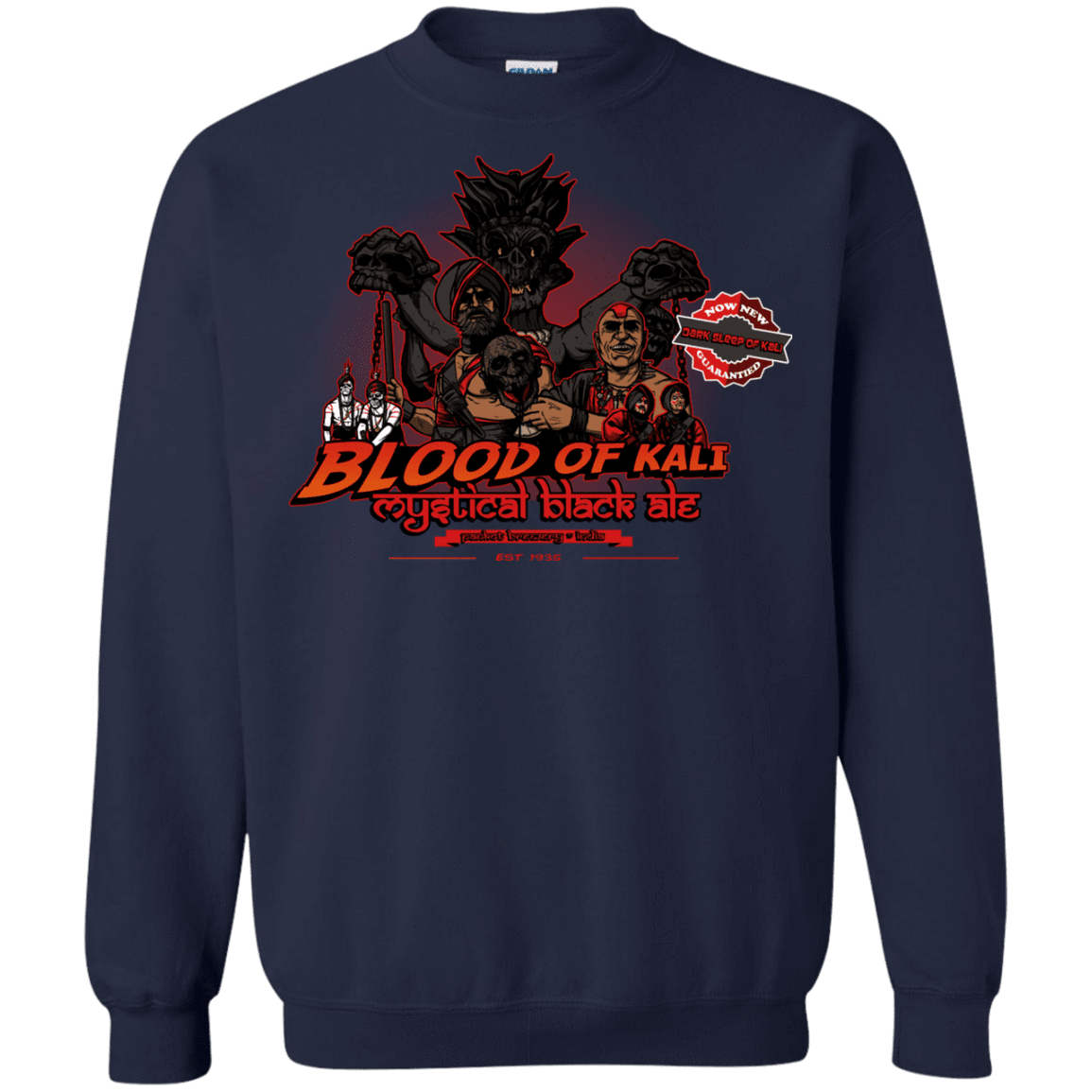 Sweatshirts Navy / S Blood Of Kali Crewneck Sweatshirt