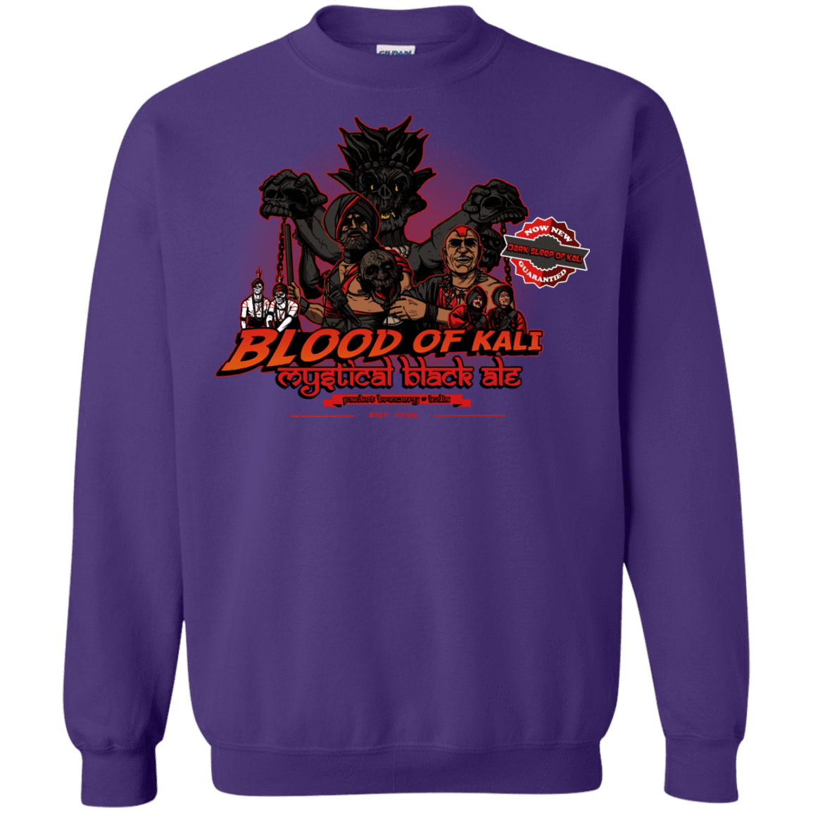 Sweatshirts Purple / S Blood Of Kali Crewneck Sweatshirt