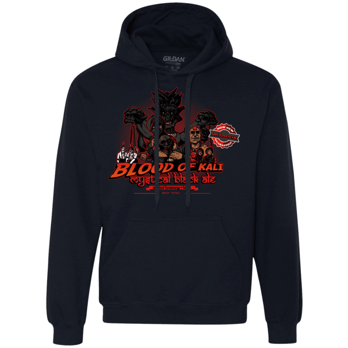 Sweatshirts Navy / S Blood Of Kali Premium Fleece Hoodie