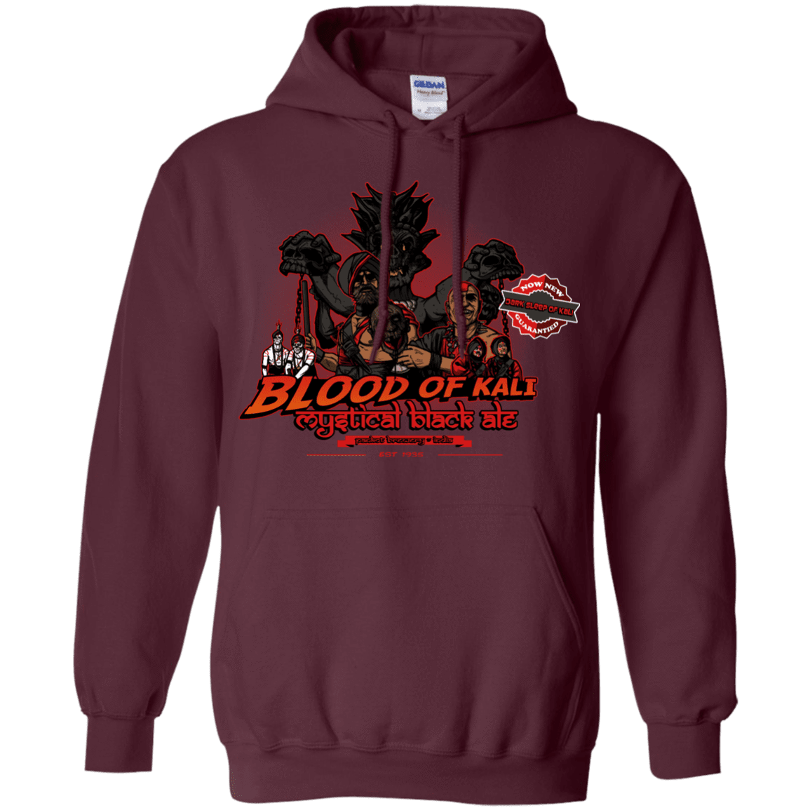 Sweatshirts Maroon / S Blood Of Kali Pullover Hoodie