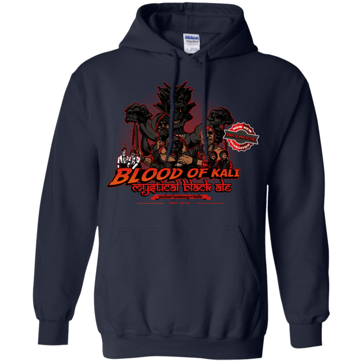 Sweatshirts Navy / S Blood Of Kali Pullover Hoodie