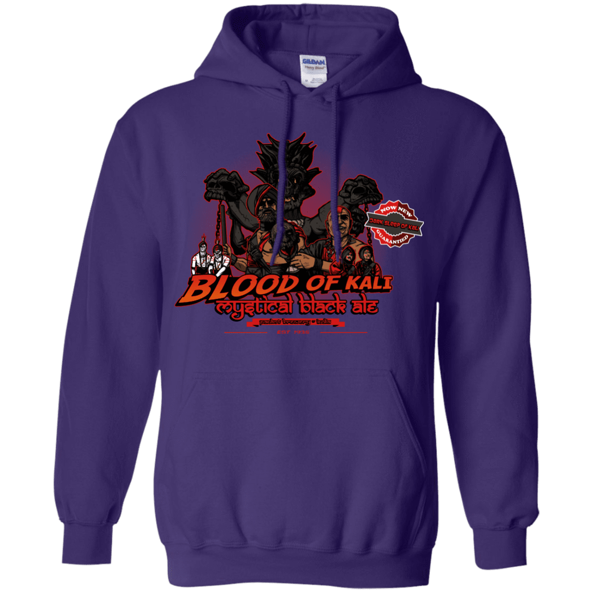 Sweatshirts Purple / S Blood Of Kali Pullover Hoodie